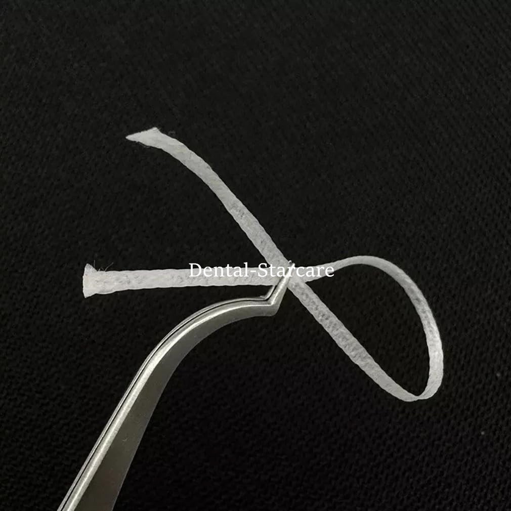 2Pcs Dental Composite Fiber Strip Glass Splint Loose Tooth Fixation Bonding Band