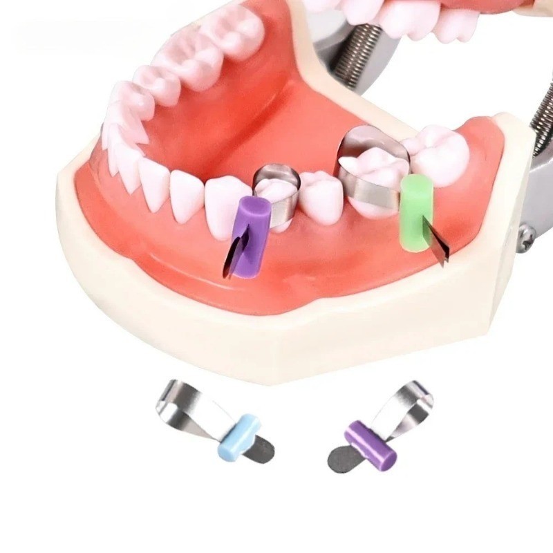 Dental Auto-matrix Forming Sheet Retainerless Sectional Matrices Bands 50Pcs/Box