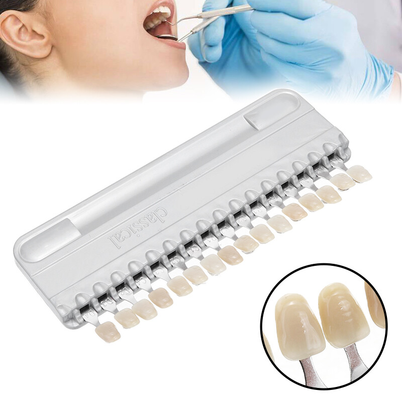 Shade Guide Dental Dentist Materials 16 Colors Shade Guide Teeth