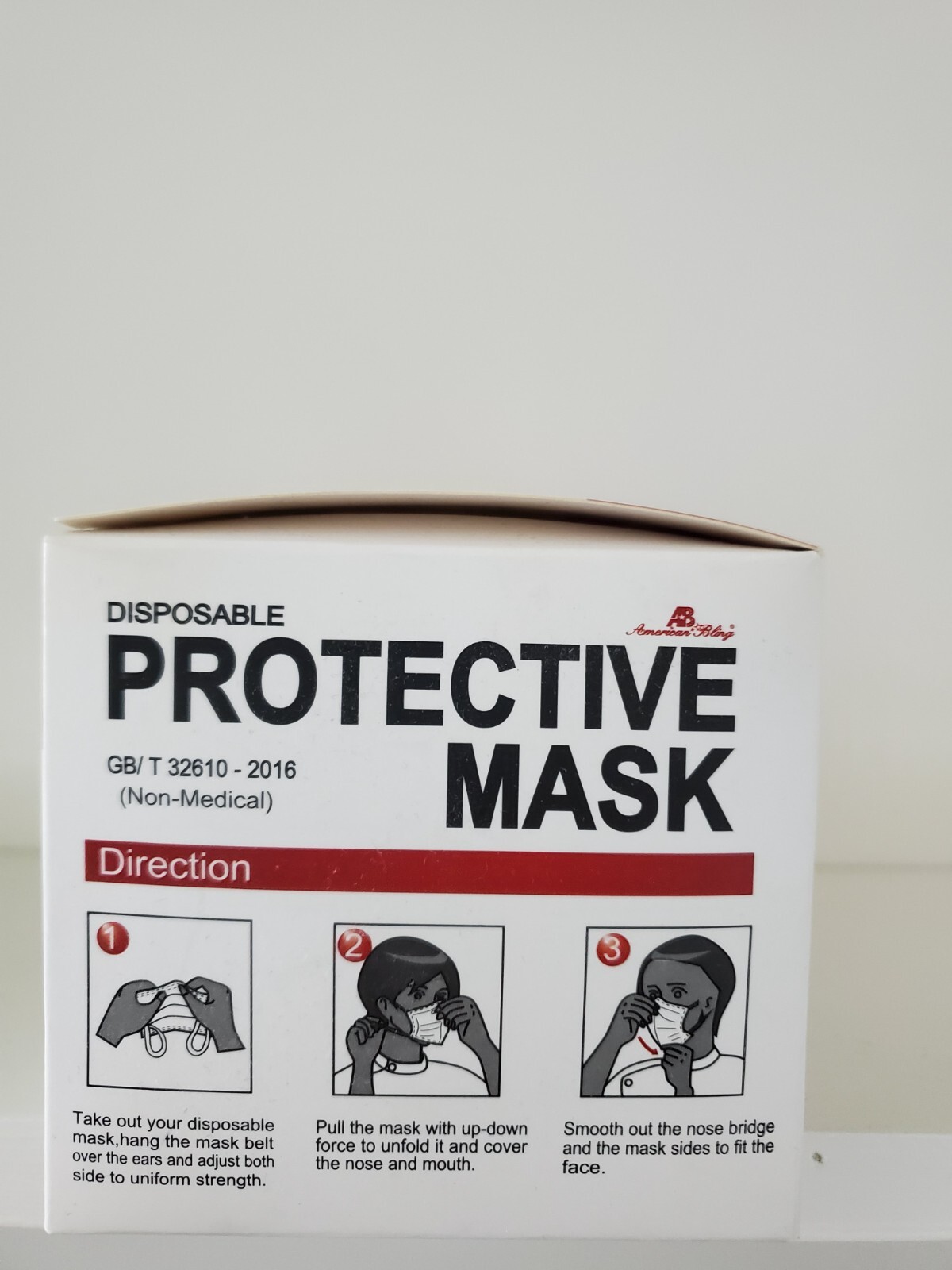 3 Layers of Protection Disposable Masks – Non Medical 50Pcs