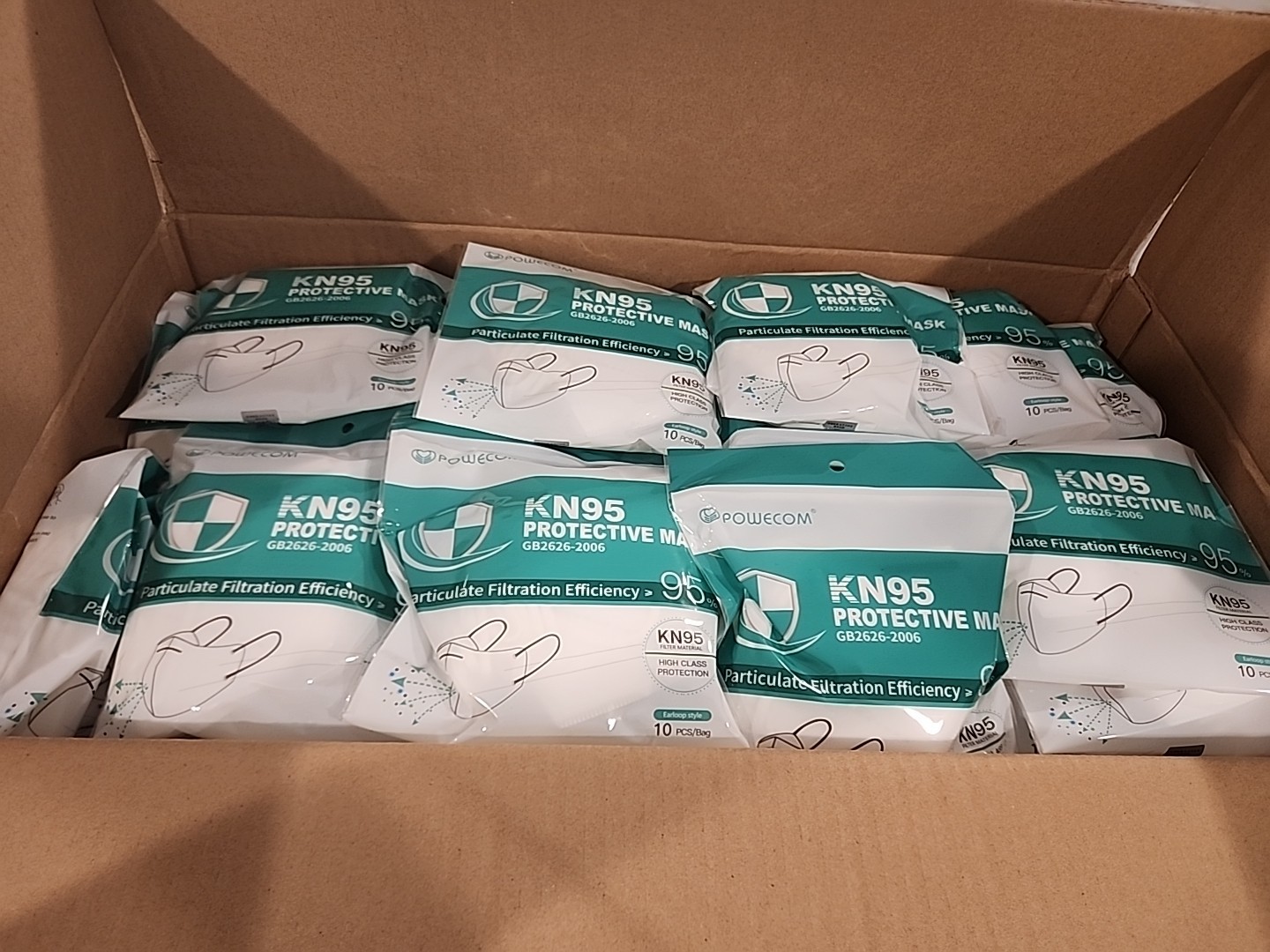 KN95 Protective Mask Case Of 1000pcs