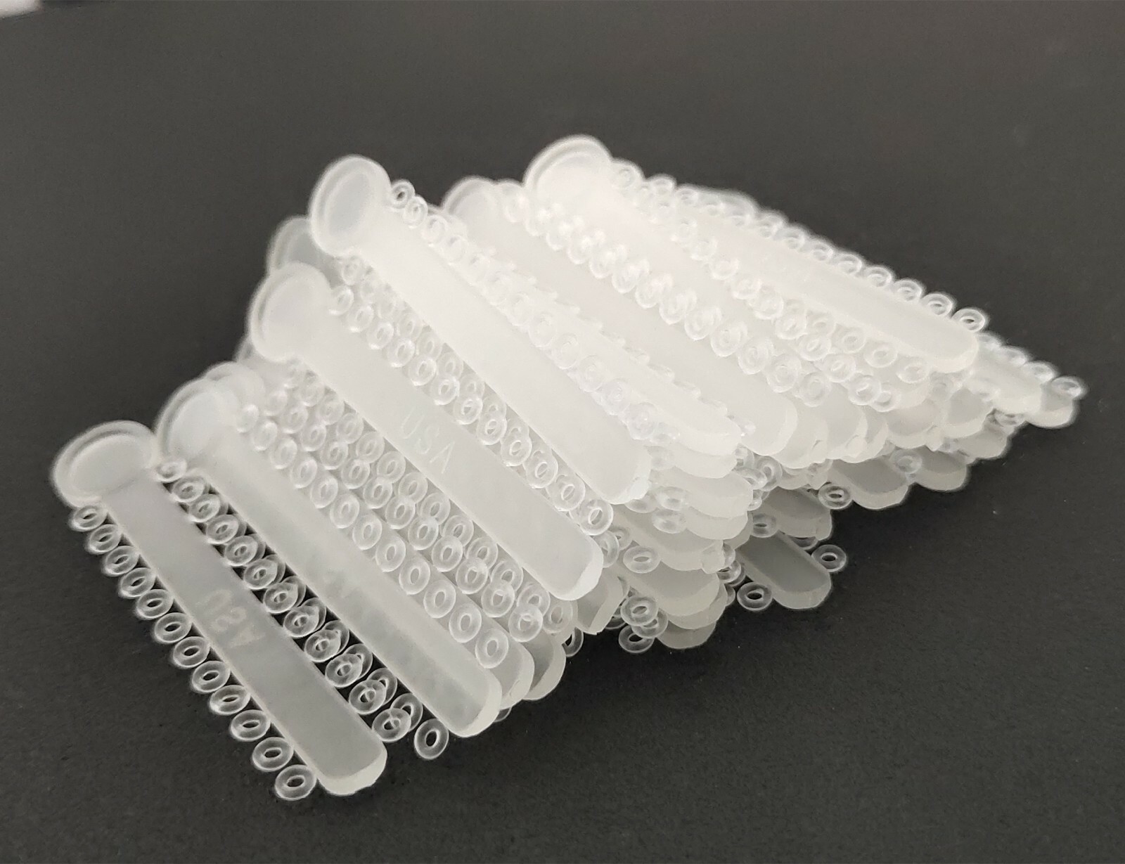 Dental Clear Elastic Ligature Ties Rubber Bands Transparent 1008Pcs/Pack