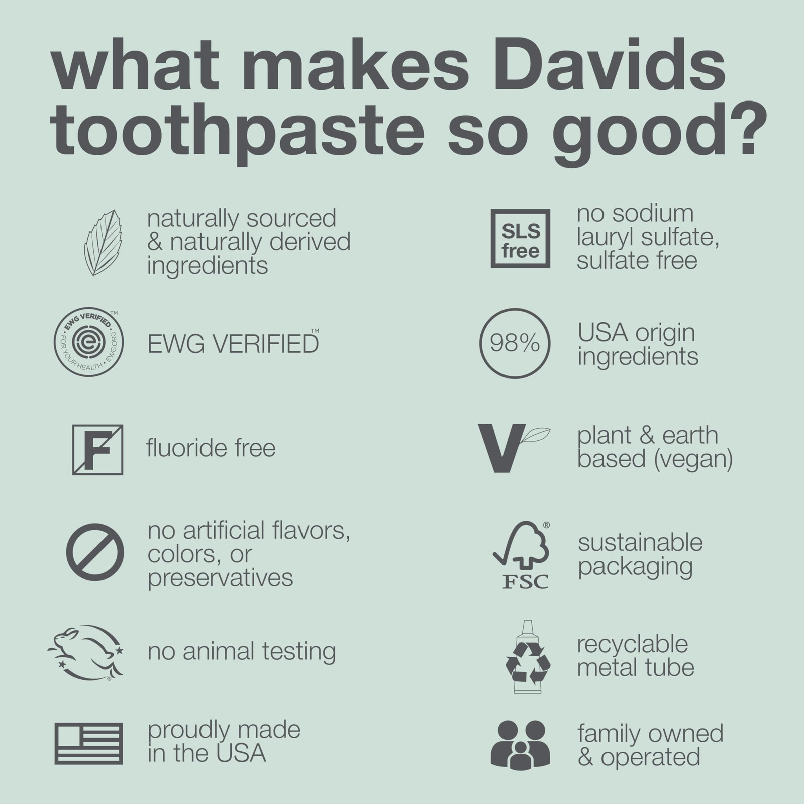 Davids Charcoal Toothpaste for Enhanced Teeth 5.25 Ounce (Pack of 1), Gray