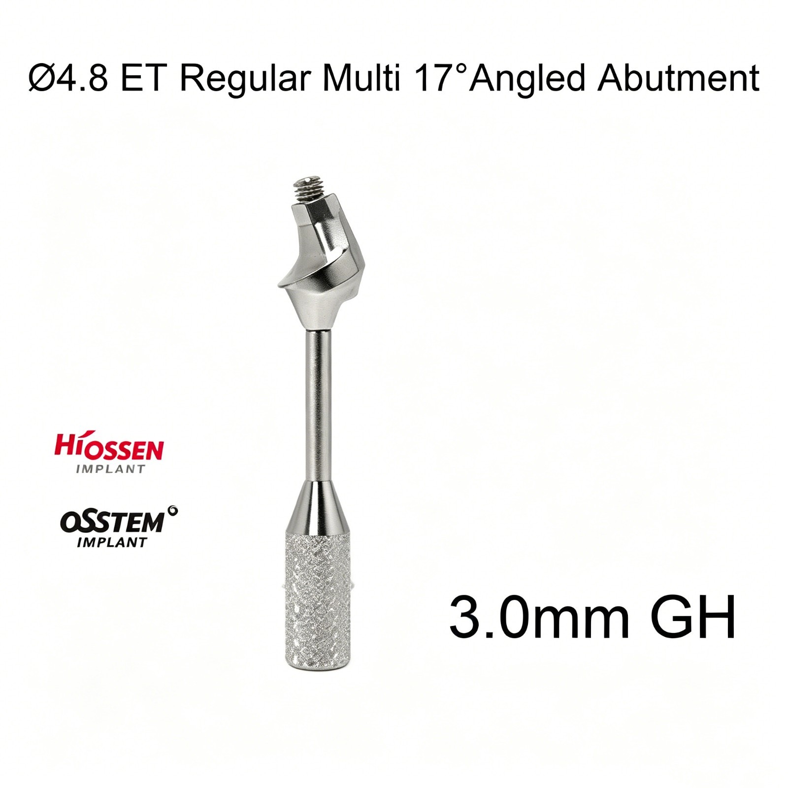 Dental 17° Angled Multi Unit Abutment 4.8mm MU for Hiossen Hex Standard Regular