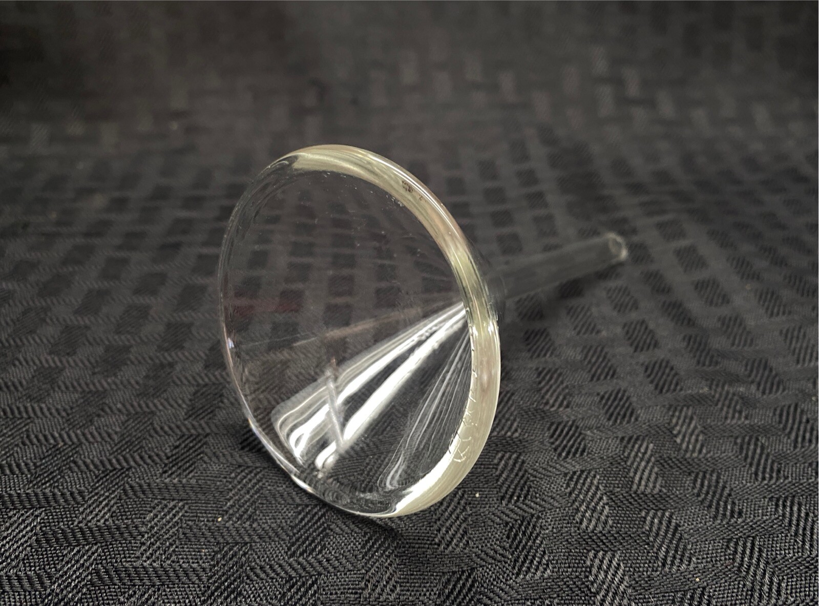 (3) Kimble Kimax Glass 55mm ID 58º Angle Filling Funnel, Short Stem 28950-55