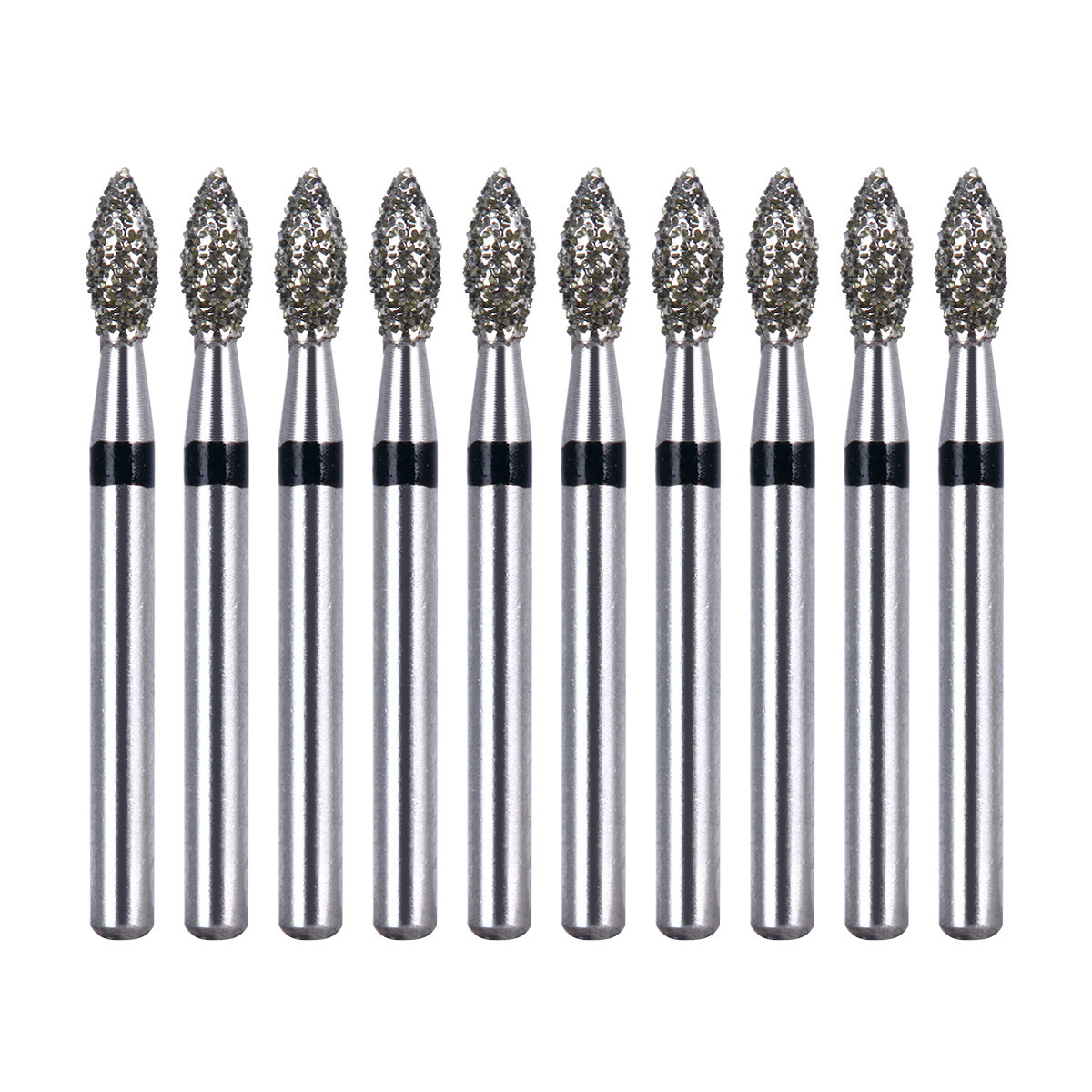 10 Pcs AZDENT Dental Diamond Burs FG Burs Super Coarse for High Speed Handpiece