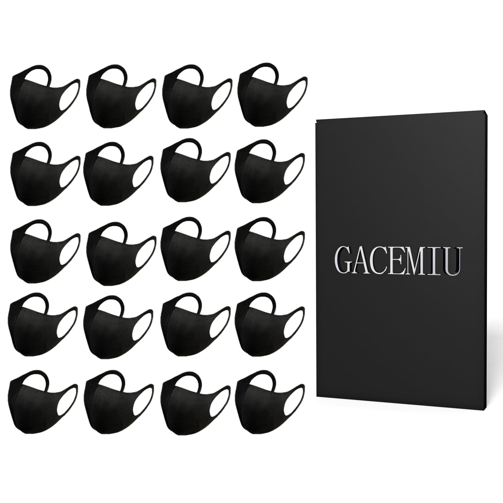 Face Mask Unisex Washable and Reusable Comfortable-20 Pack