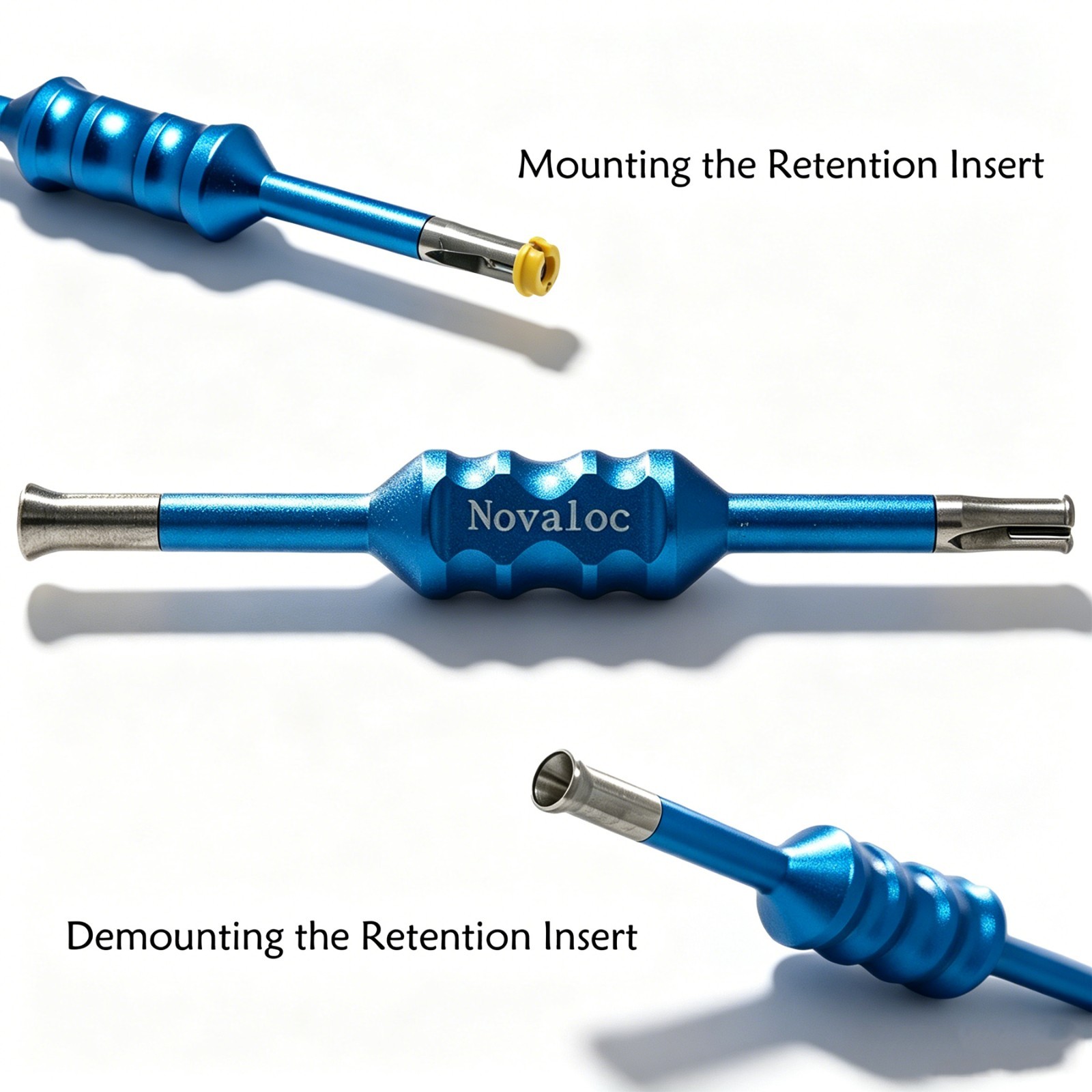 US Dental Novaloc Mounting & Demounting Tool Dual-End for Retention Peek Inserts