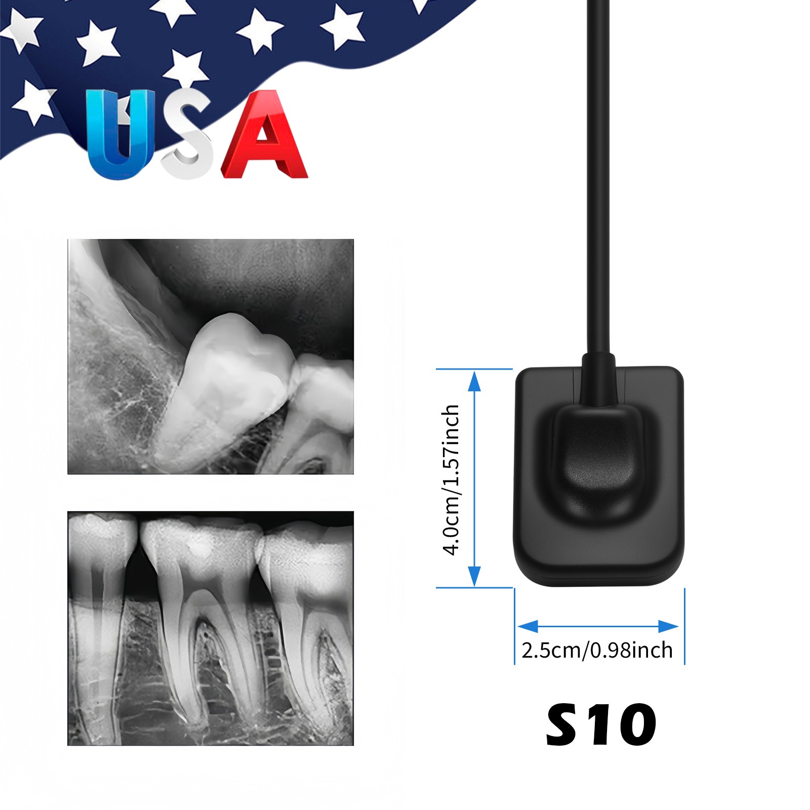 Dental X Sensor ray Digital Sensor Rayos Digital Imaging System Size 1 + Holder