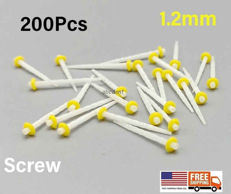 Glass Fiber Post Dental Fiber Post Teeth Restorative 1.2/1.4/1.6/1.8mm 200pcs