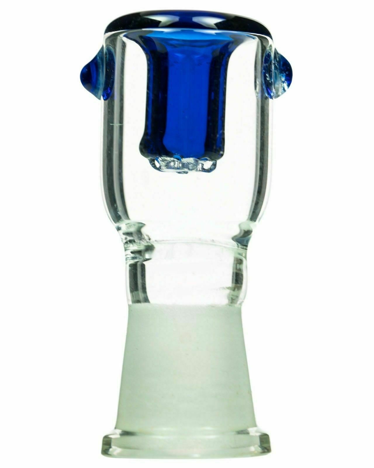 14mm Female Honeycomb Screen Glass Slide Bowl – Green Blue or Clear