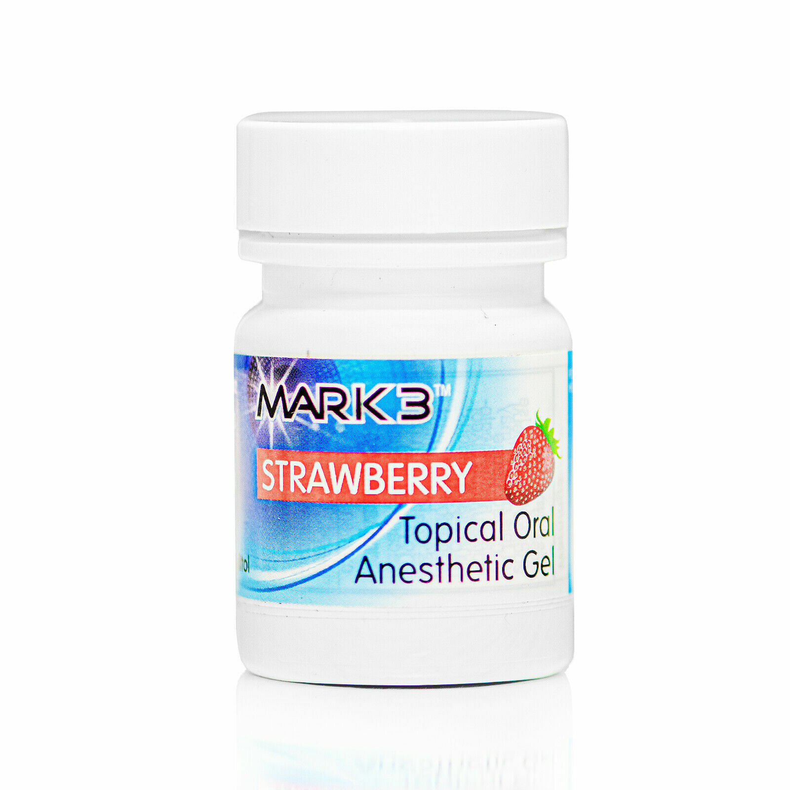 MARK3 Dental Topical Anesthetic Gel 20% Benzocaine 1oz Jar New Date Made In USA