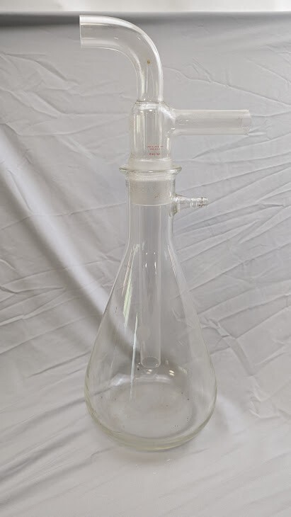 PYREX 4000 mL 4L Scientific Glass Filtering Flask w/ Sidearm 55/50 Center tube