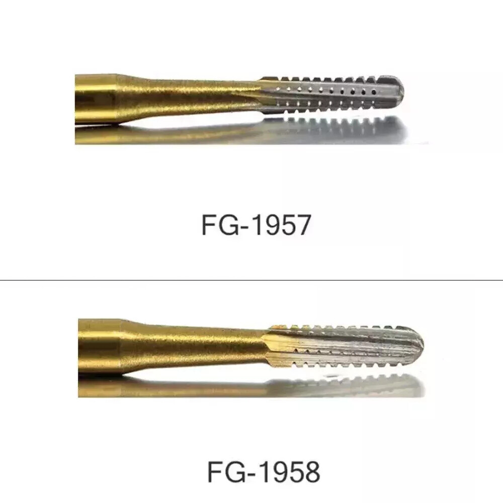 FG-1957/FG-1958 High Speed Dental Tungsten Steel Carbide Crown Metal Cutting Bur