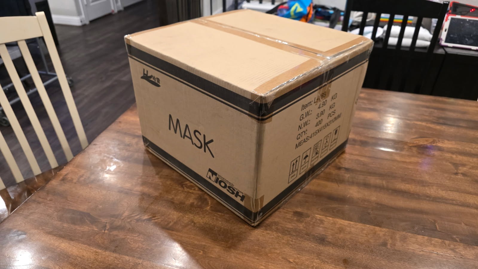 Case of N95 Respirator Masks with NIOSH Approval -400 per case