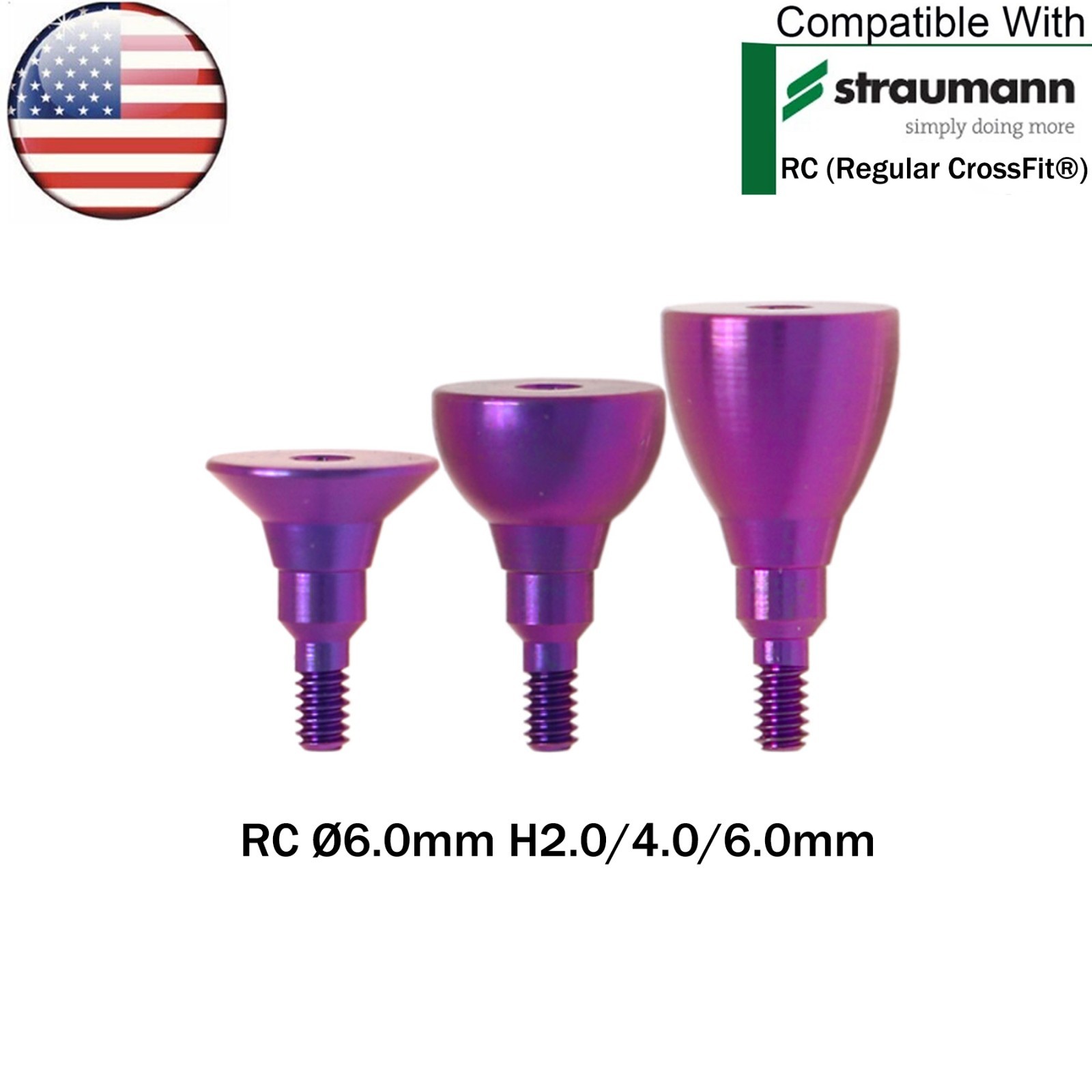 For Straumann ITI Healing Abutment & Transfer Impression Open Closed Tray NC/RC