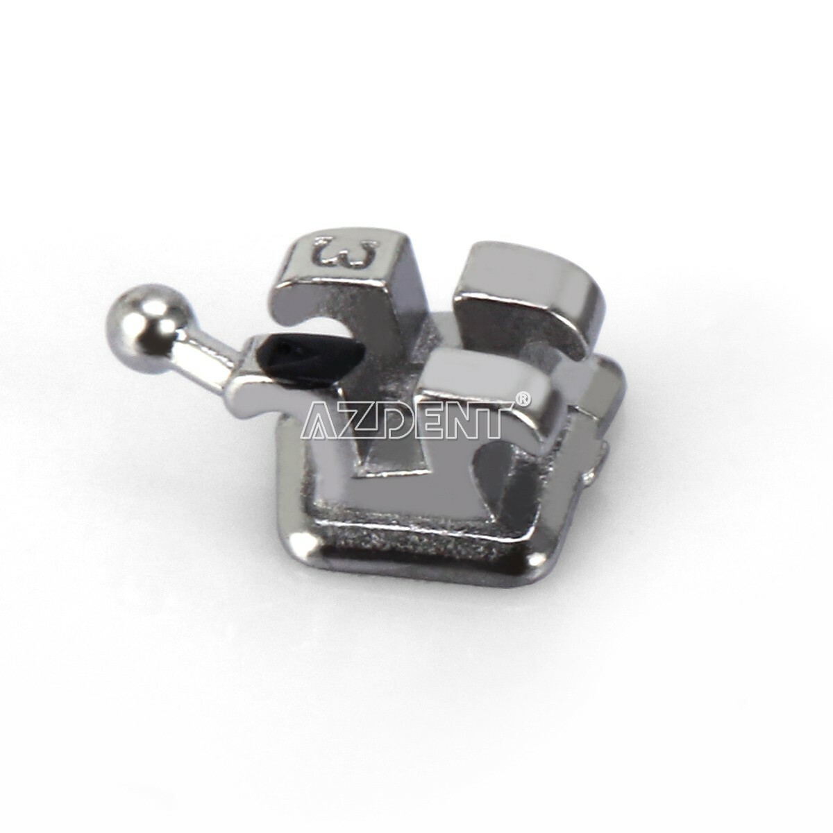 AZDENT Dental Orthodontic Brackets Braces MIM Monoblock Roth.022 Hook 3-4-5