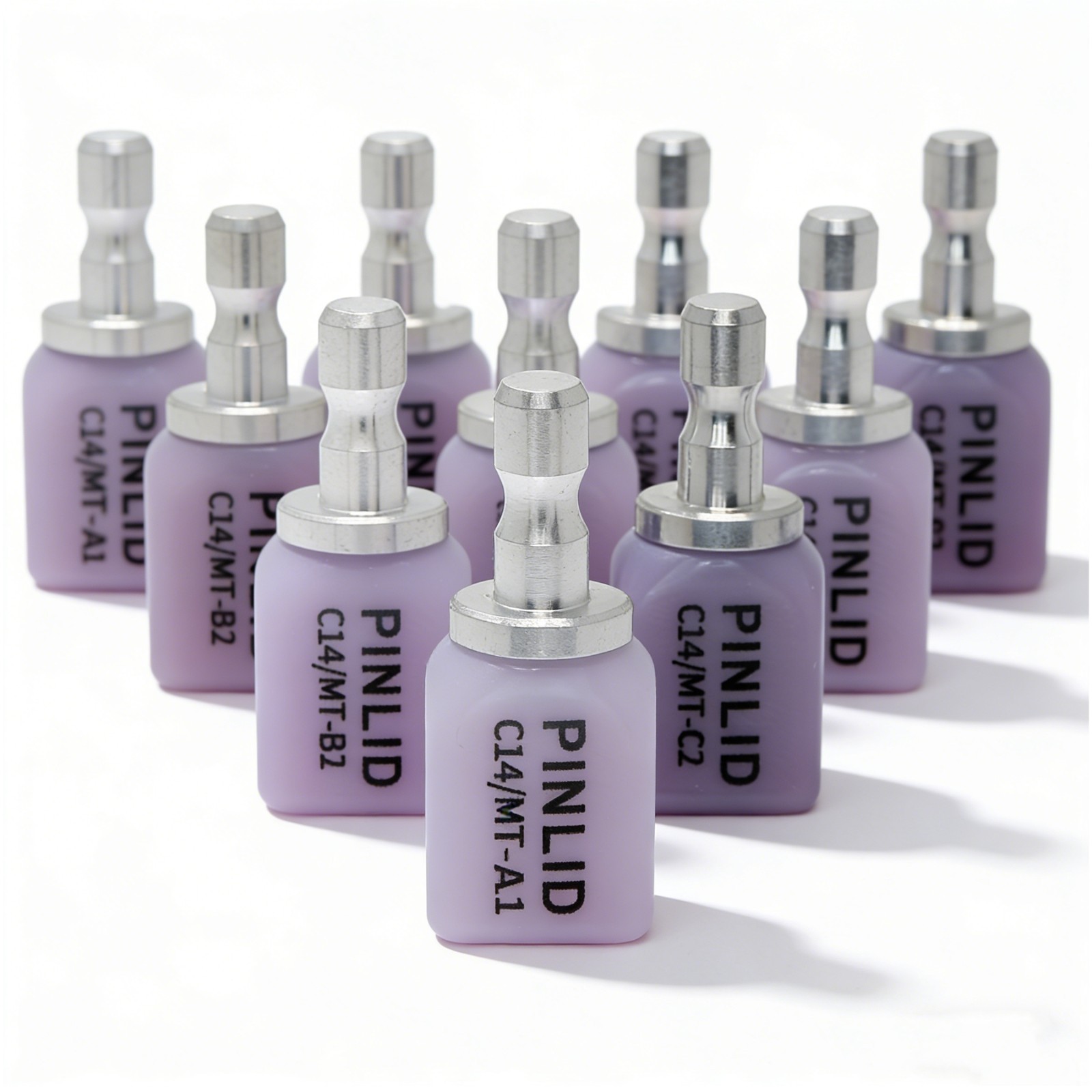 Dental C14 MT Lithium Disilicate Glass Ceramic Blocks A1–BL4 CAD/CAM 5pcs/Box