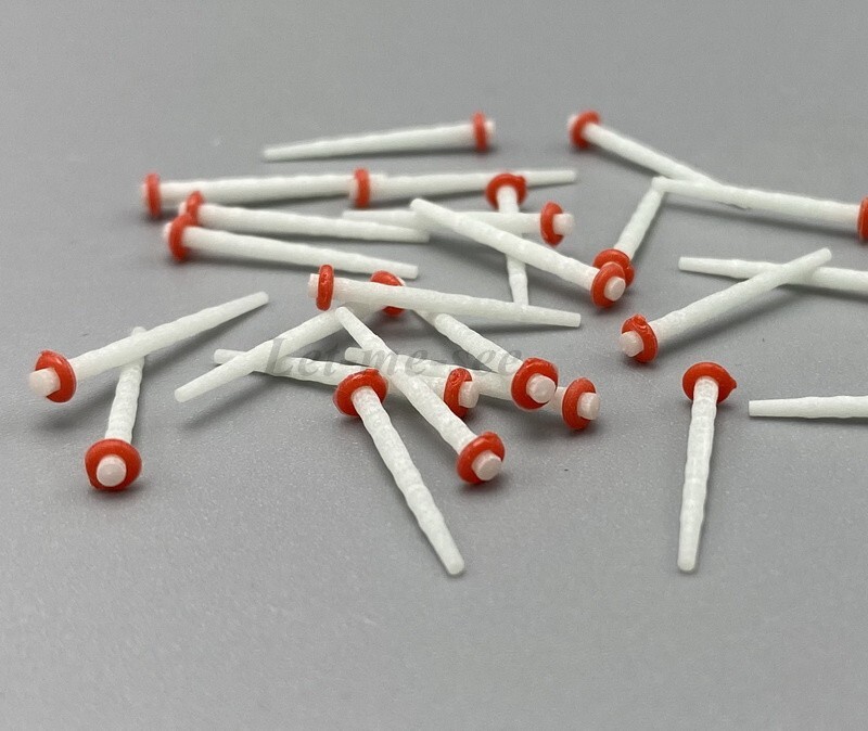 2000Pcs Dental Quartz Glass Fiber Post Teeth Restorative Screw Straight 4 Sizes