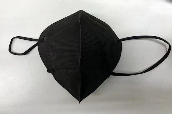 Black disposable Kn95 face mask 50 Pcs, 3D,5 Layers,FFP2
