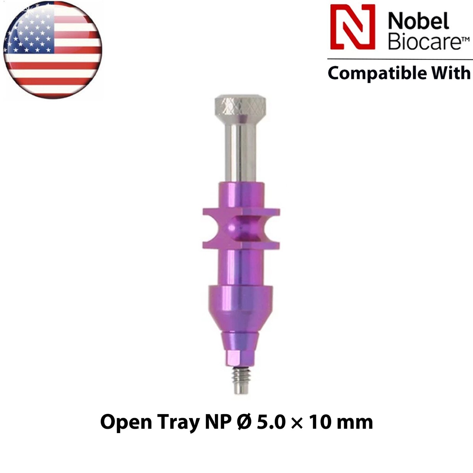 Dental fits Nobel Active NP/RP Impression Transfer Coping Open Close Tray Analog
