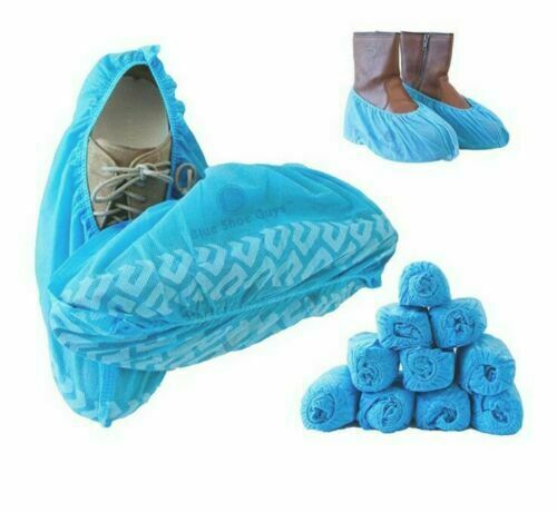 50pcs Shoe Cover Non Woven Disposable Anti Skid Durable Fabric Medical/Food
