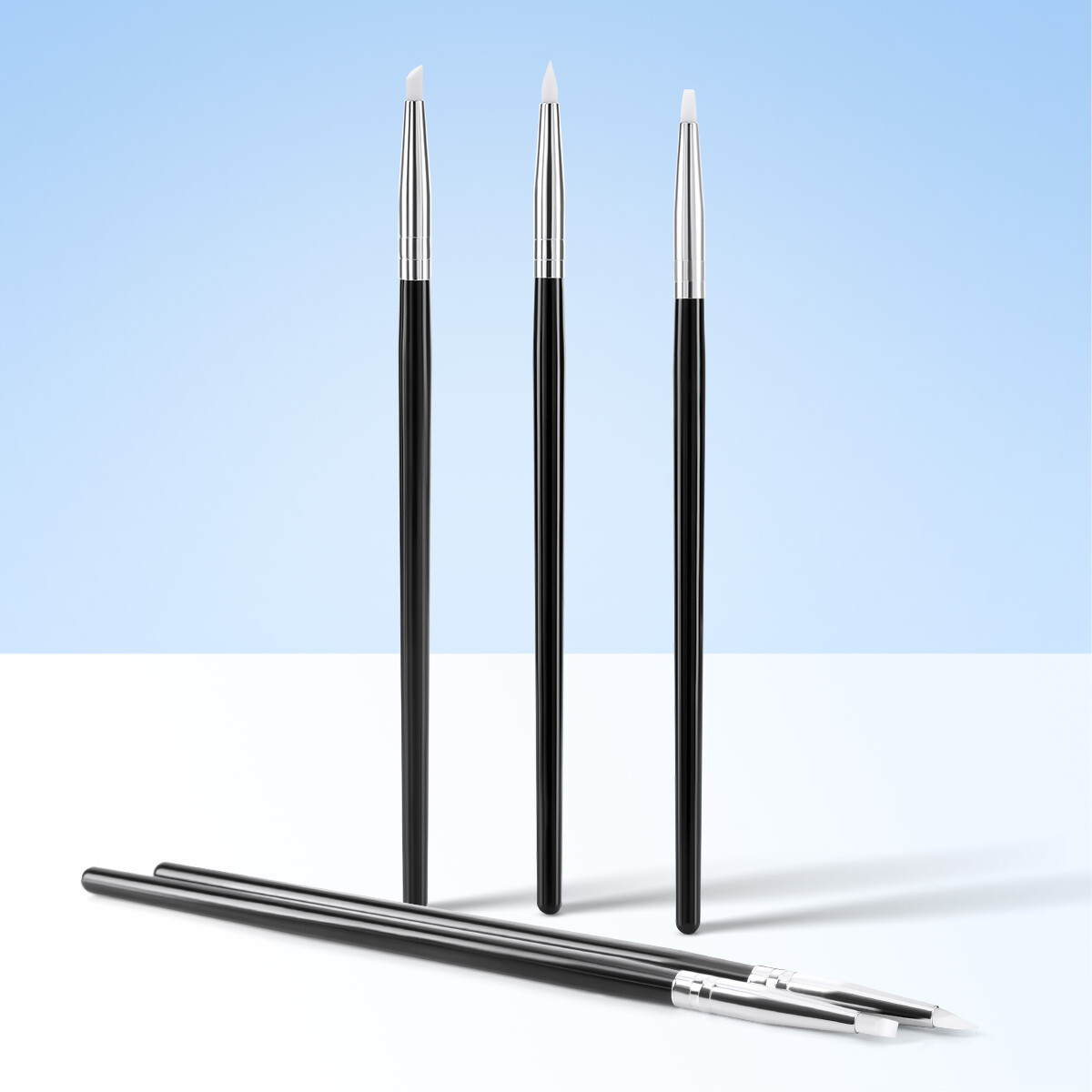 5pcs/Set Dental Composite Resin Porcelain Brush Pens Shaping Silicone Tooth Tool