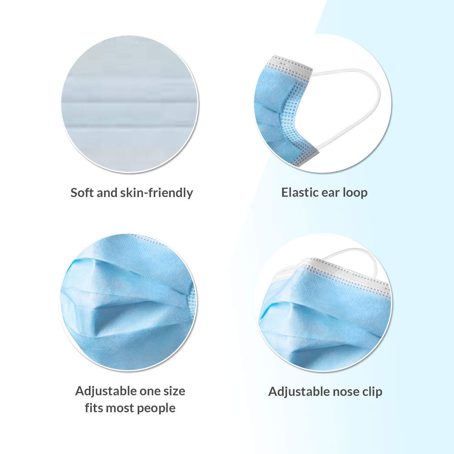 FDA Cleared ASTM Level 3 Procedure Face Masks, Made in USA, ≥98% Filtration, …