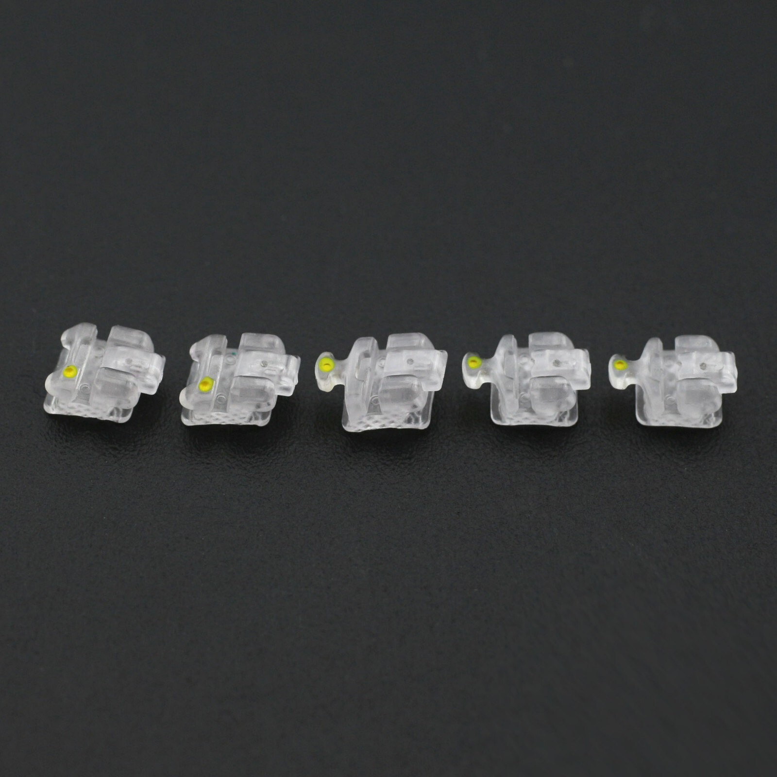 Orthodontic Ceramic Self Ligating Brackets Damon Clear Copper NiTi Arch Wire STD