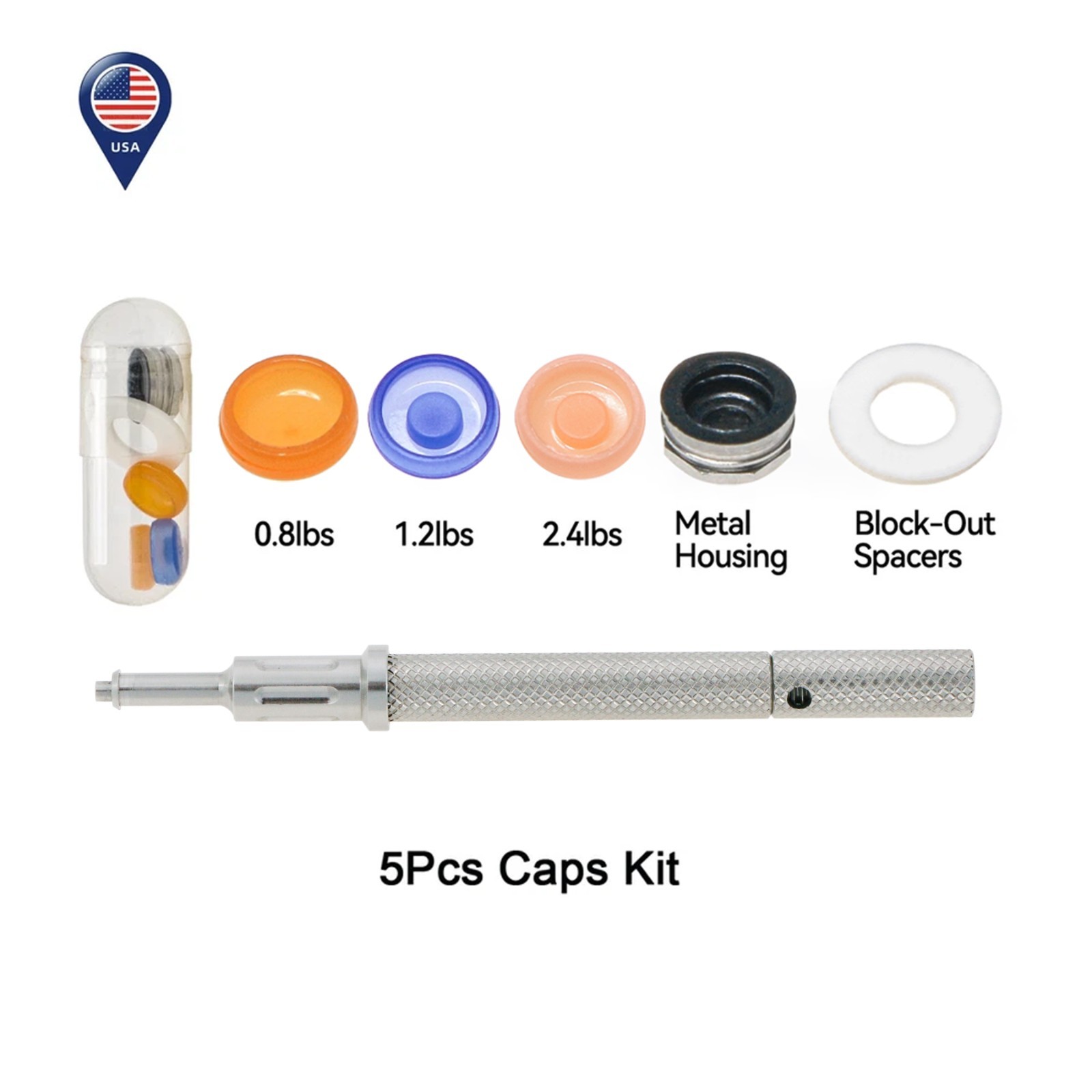 US Locator Core Tool & Overdenture Retention Caps Kit