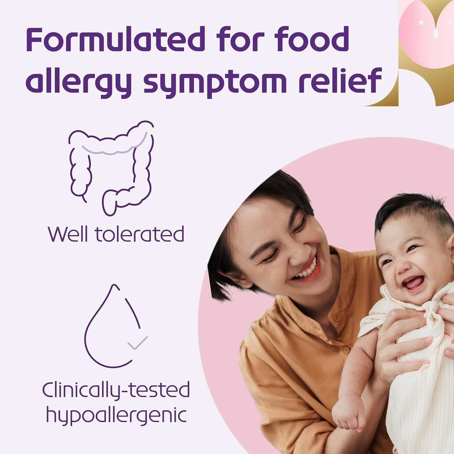 Hypoallergenic, Dairy-free, Amino Acid-Based Baby Formula with Prebiotic Fiber,