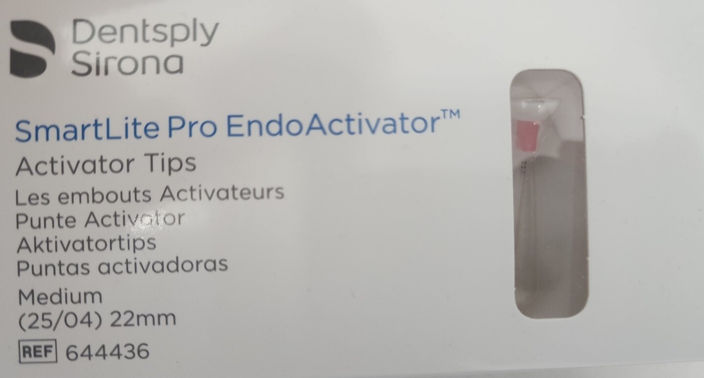 Smartlite Pro Endoactivator Tips Medium Red 25 Activator Tips 22 mm Dentsply