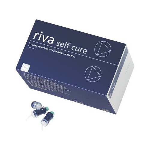 SDI 8600002 Riva Self-Cure Glass Ionomer Restorative Regular Set Capsules A2 50P