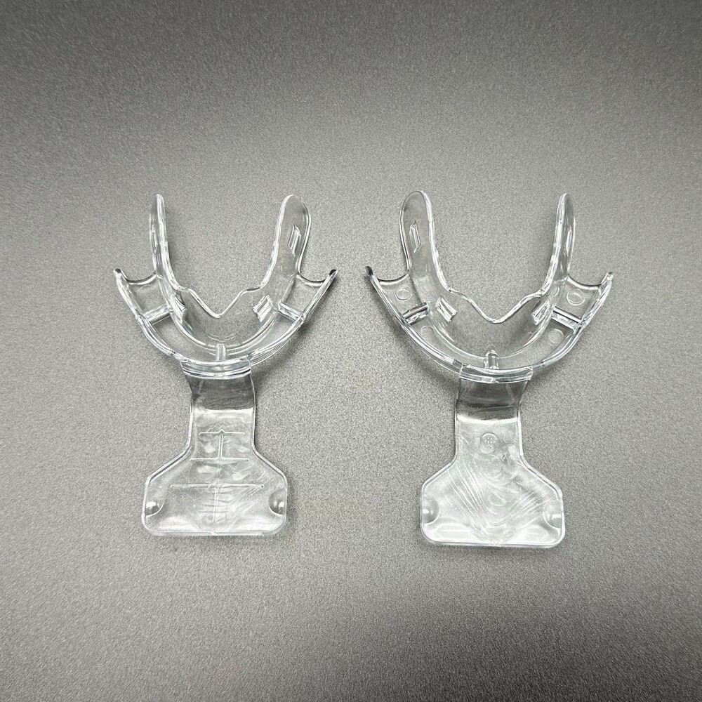 Plastic Dental Impression Trays Frame Cut Back Edentulous Jaw Sterilize 135℃
