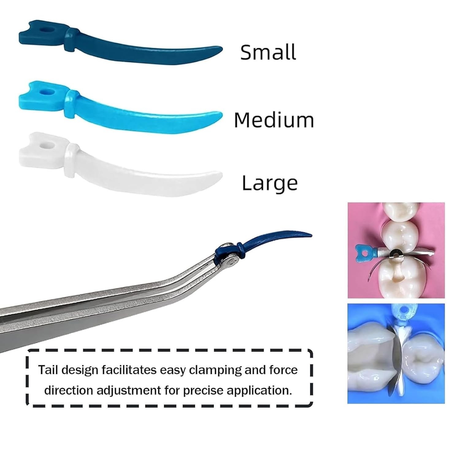 Dental Matrix Bands Ring Sectional Matrice Clamp Wedges Pliers Fit Palodent V3