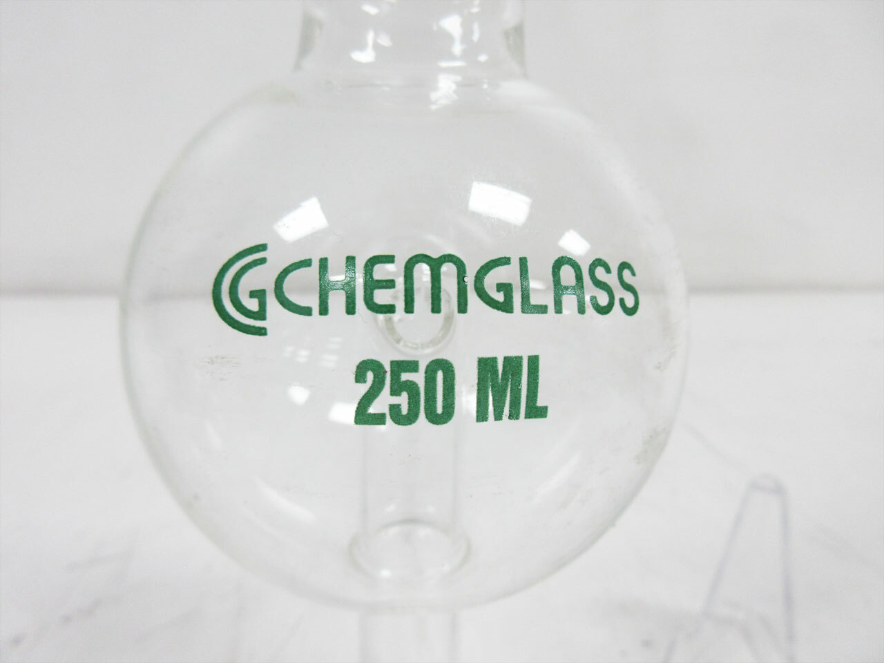 CHEMGLASS CG-1321-04 ROTARY EVAPORATOR BUMP TRAP 250ML 24/40 14/20 ~ HOLES