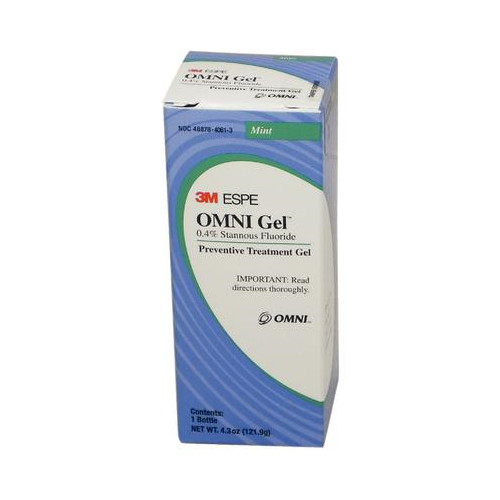 3M ESPE 12106M Omni Gel Fluoride Prevent Treatment Dental Gel Mint 4.3 Oz