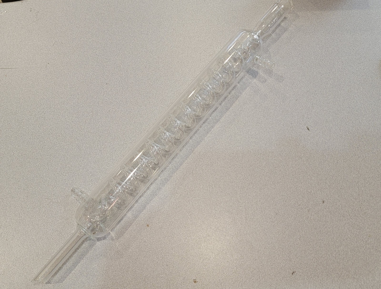 Pyrex Condenser Jacketed Graham Coil Reflux or Distillation 17″ Large | READ