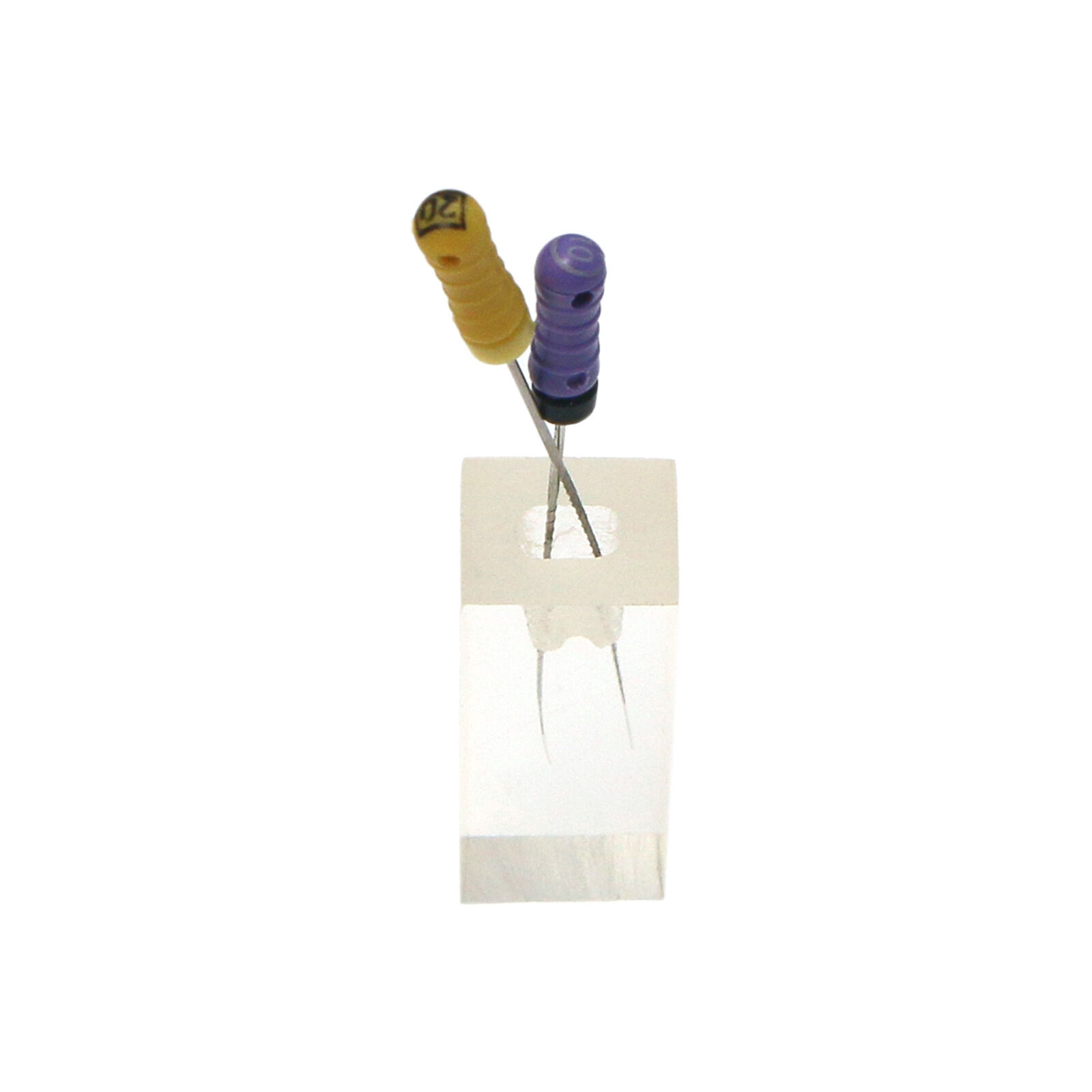 5pcs Dental Endodontic Root Canals Practice Model Endo Training Block Clear