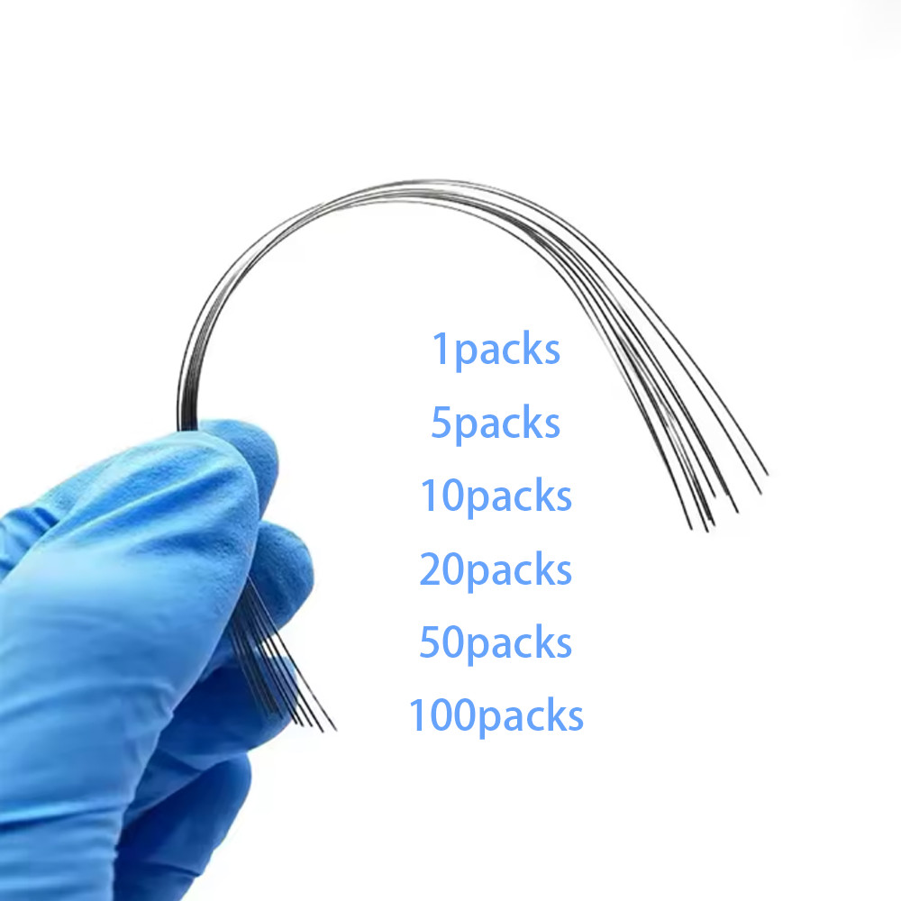 Dental Ortho Heat Thermal Activated Niti Rectangular Natural Form Arch Wire