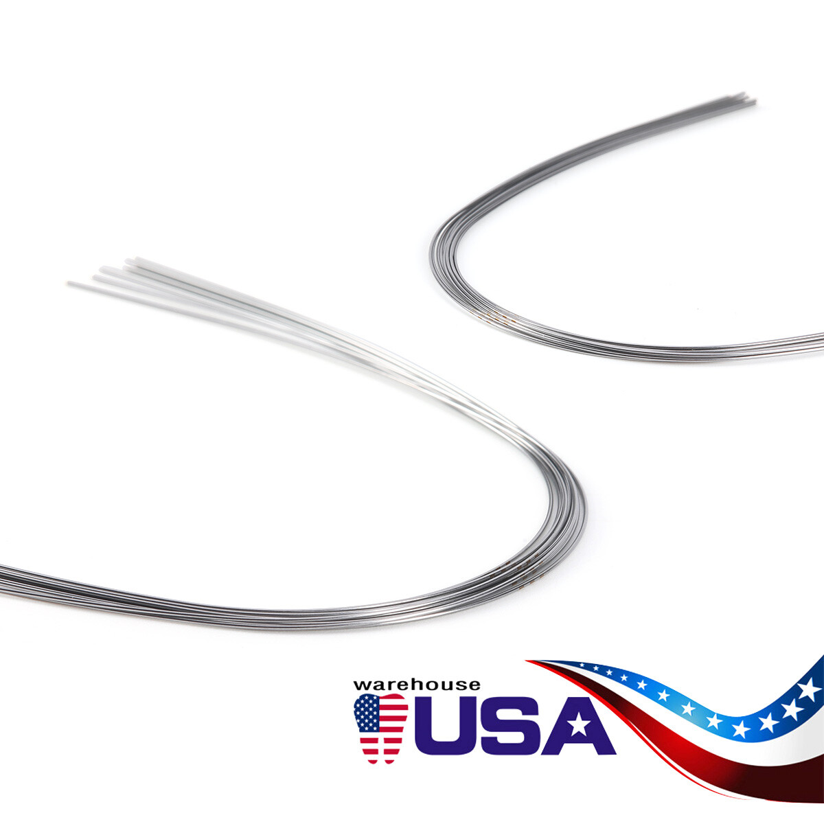 AZDENT Dental Orthodontic Round Arch Wire Super Elastic Niti Ovoid / Nature Form