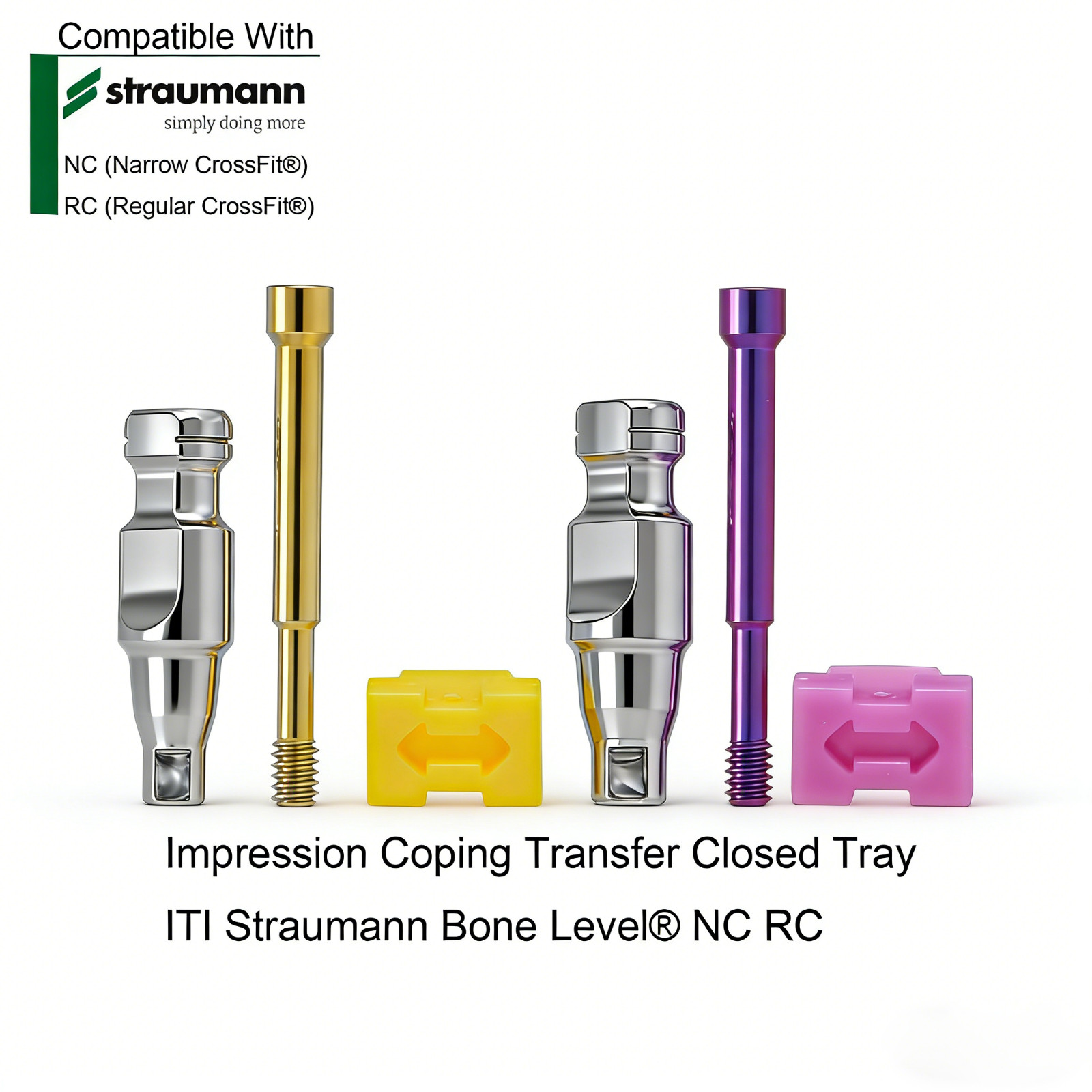 Dental Transfer Coping Open Tray Closed Tray Scan Body fit Straumann ITI Implant