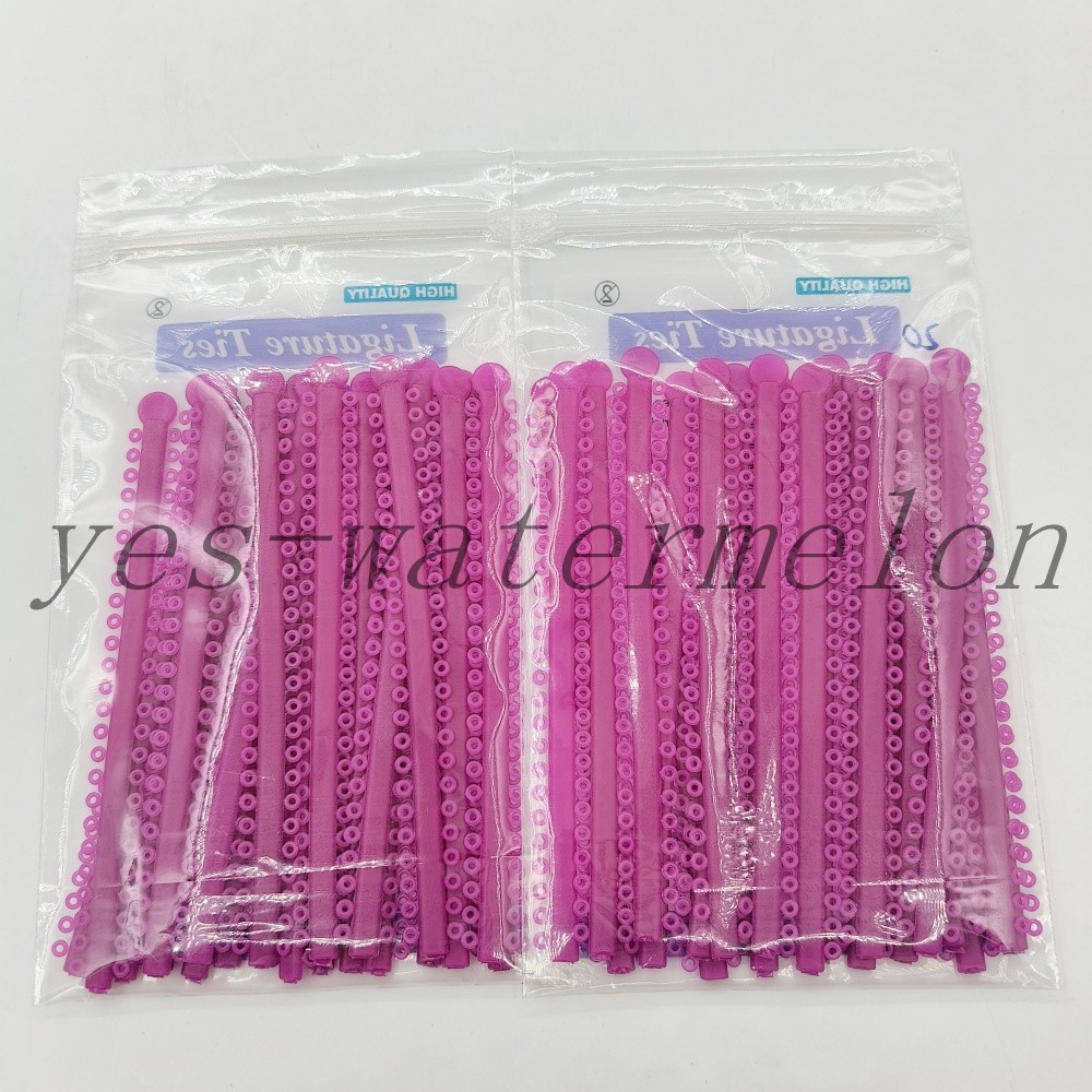 Dental Orthodontics Ligature Ties Elastics Rubber Bands O-ring 1000 Pcs/Bag