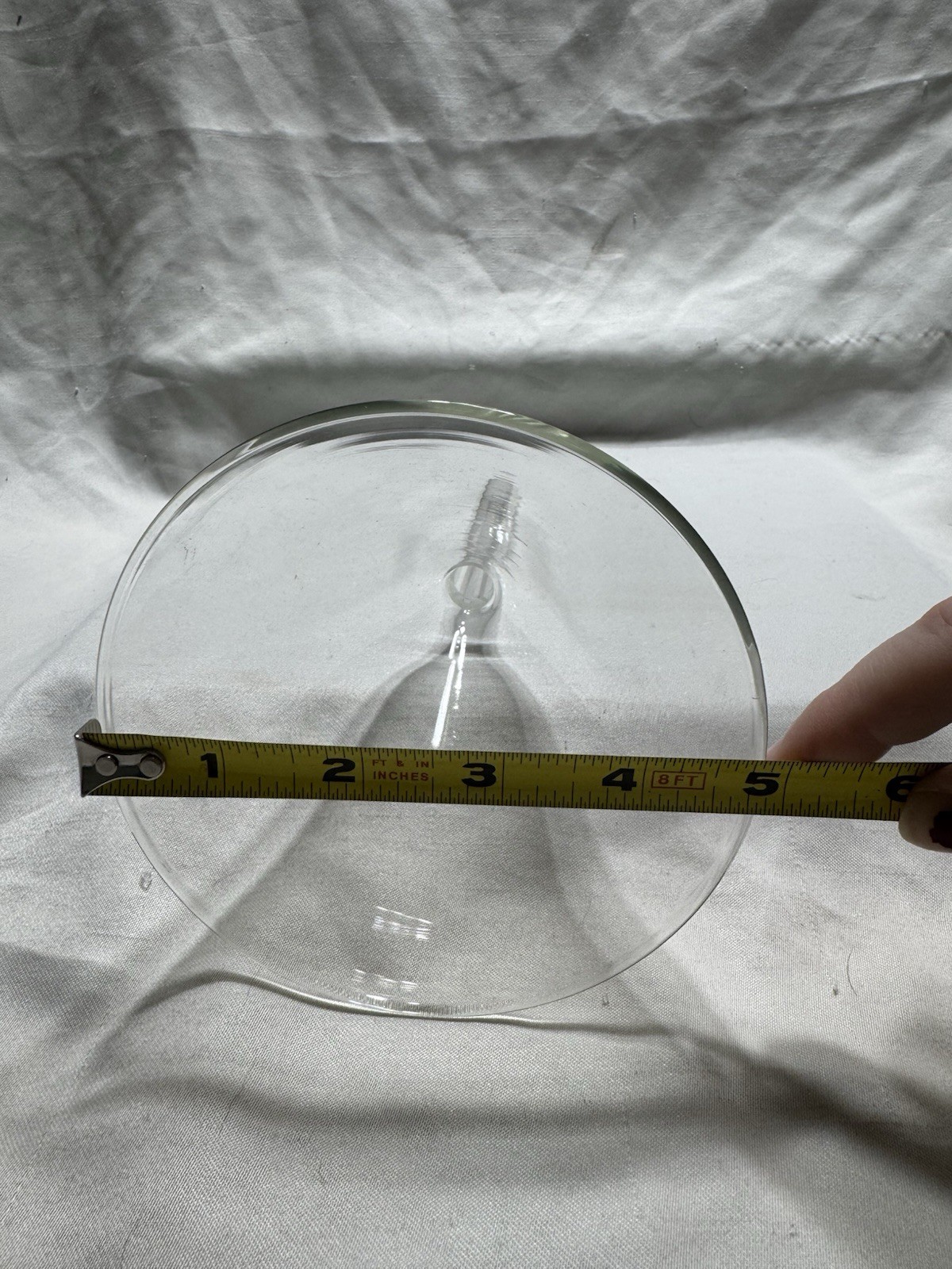 Pyrex Glass Wide And Long Fluted Filling Funnel, Long Stem , Lab Glassware