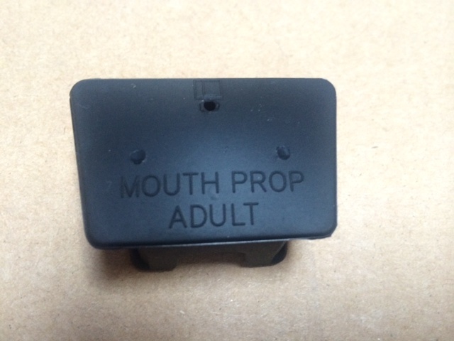 DENTAL MOUTH PROP BLACK RUBBER ADULT SIZE LATEX FREE , Henry Schein