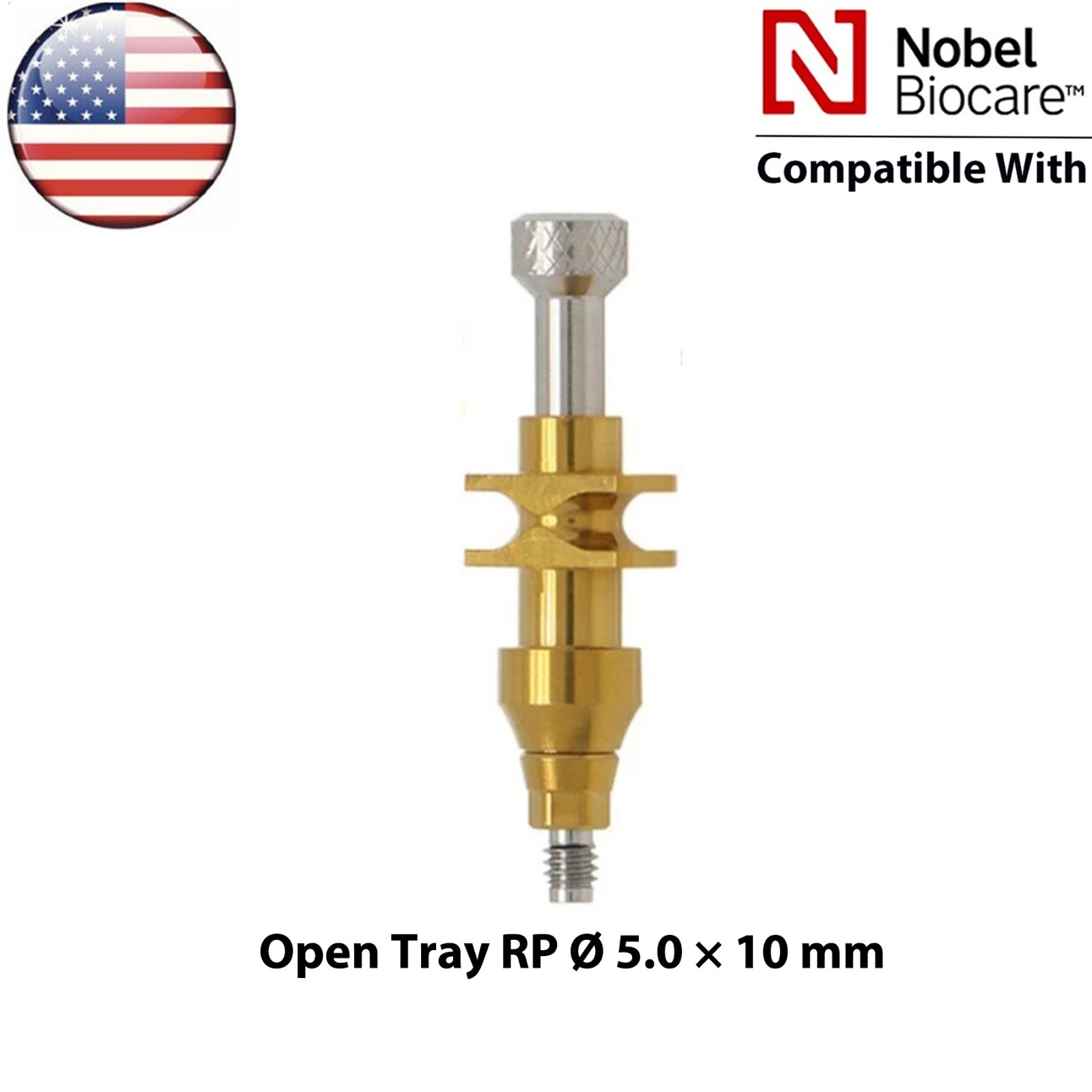 US Nobel Impression Transfer Coping Open/Closed Tray NP/RP Fit Nobel Biocare