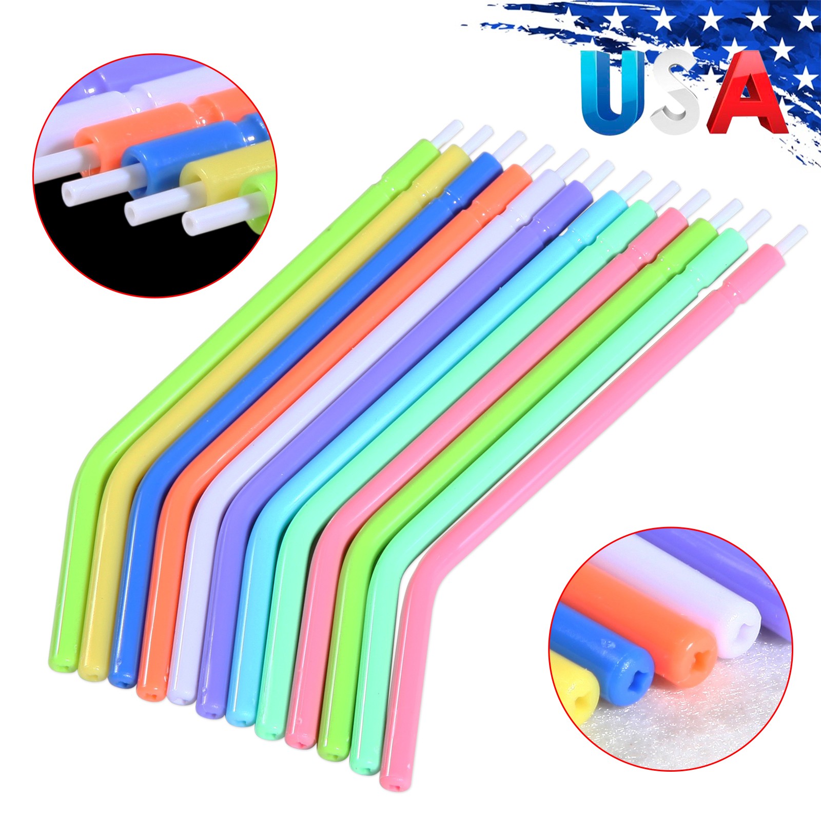 Disposable Air Water Syringe Tips – Universal Fit, Dental (Choose Qty)