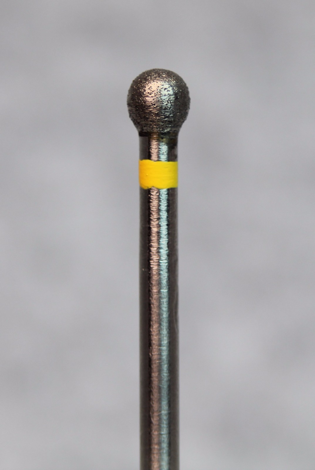 Round, Ball head, VARENKOR Solid Sintered Diamond Bur, 1/8″ shank, 5 mm diameter