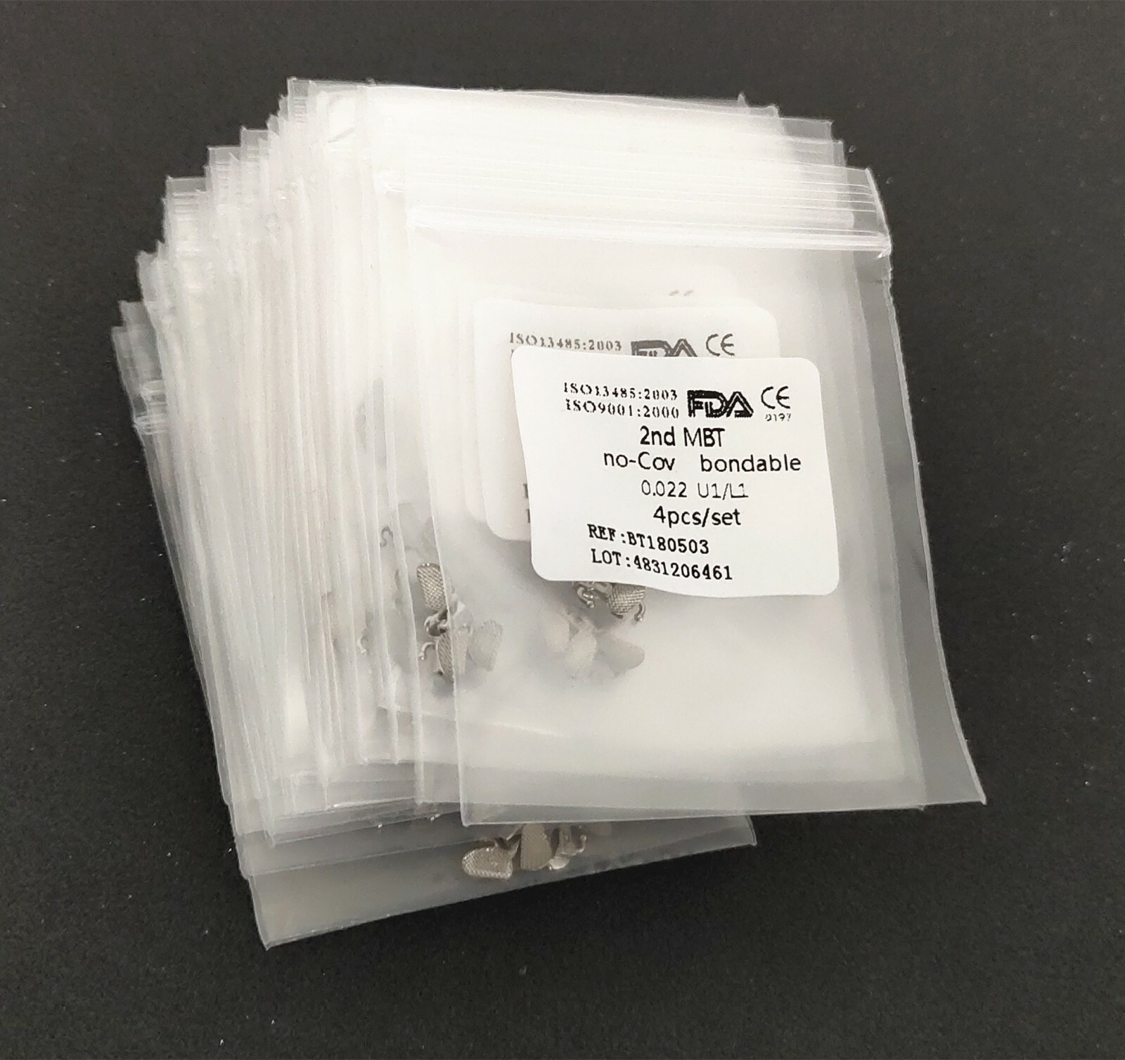 Dental Orthodontic Buccal Tube 2nd MBT .022 Molar Bondable No-convertible