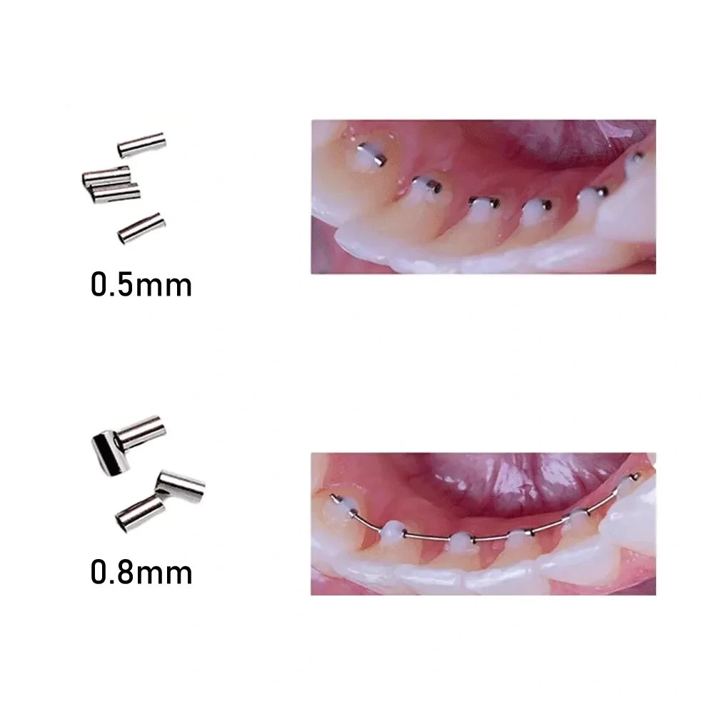 Dental Orthodontic Stainless Steel Crimpable Hook Long/Medium/Short/Stop/Mini